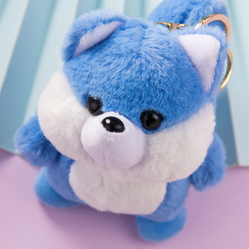 Cute Fox Plush Bag Charm, Stuffed Animal Keychain